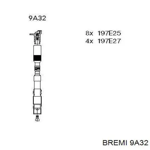 Fios de alta voltagem, kit Bremi 9A32 preço, a partir de 154,78 USD