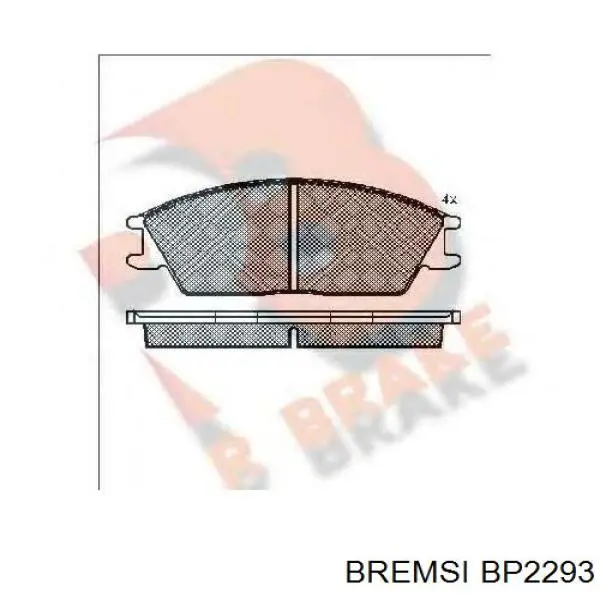 Compre BP2293 Bremsi Sapatas do freio dianteiras de disco