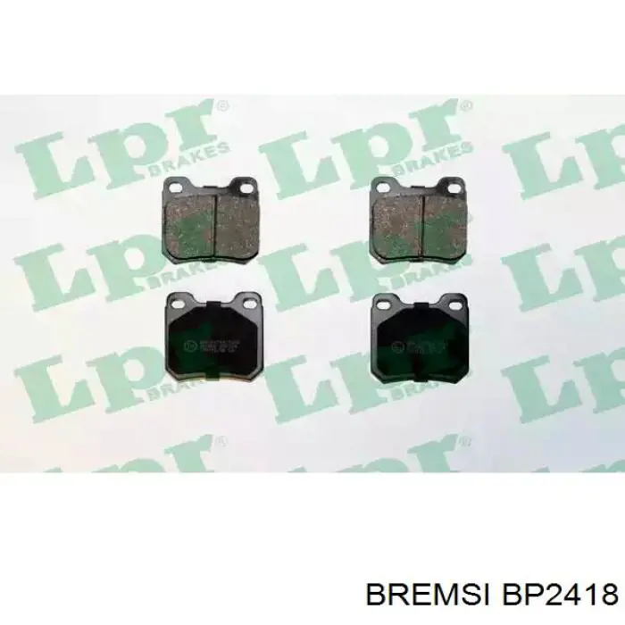 Compre BP2418 Bremsi Sapatas do freio traseiras de disco