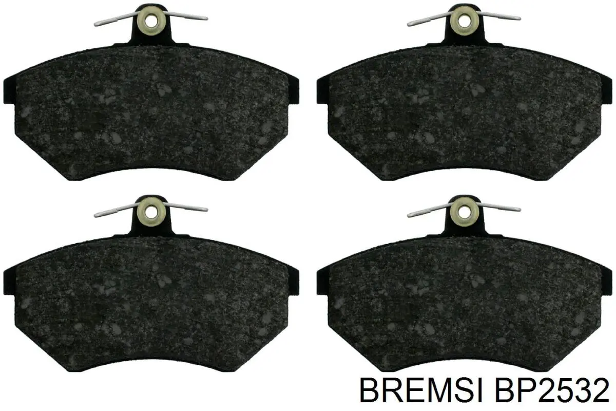 Sapatas do freio dianteiras de disco Bremsi BP2532 preço, a partir de 28,42 USD