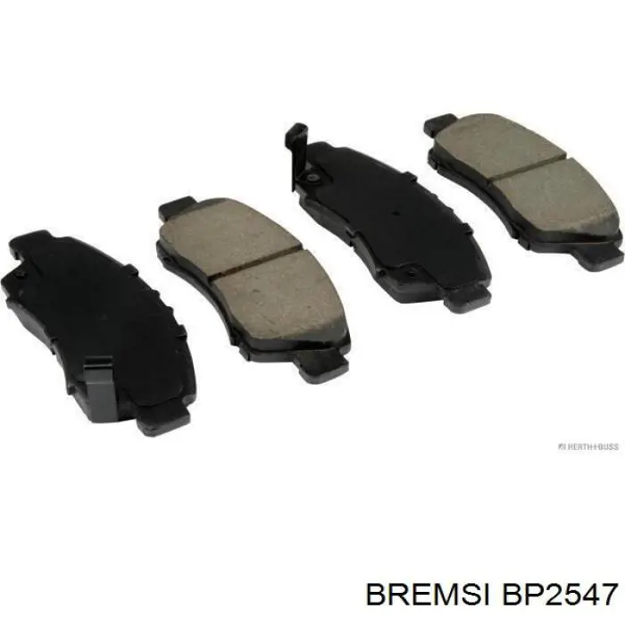 Sapatas do freio dianteiras de disco Bremsi BP2547 preço, a partir de 21,82 USD