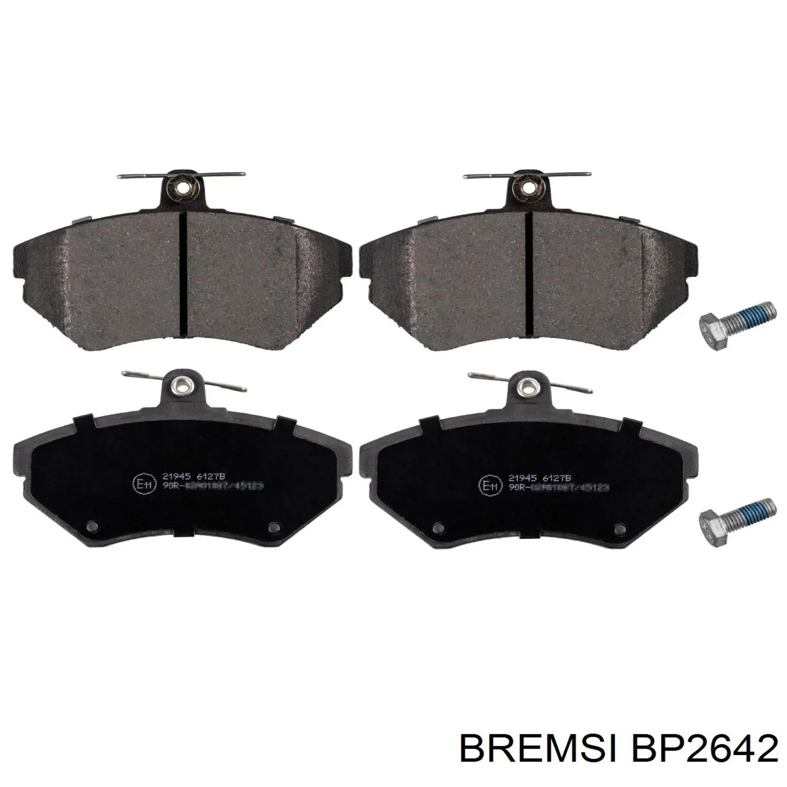 Sapatas do freio dianteiras de disco Bremsi BP2642 preço, a partir de 24,58 USD