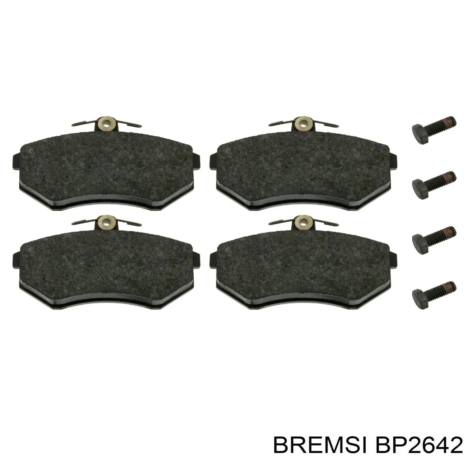 Compre BP2642 Bremsi Sapatas do freio dianteiras de disco