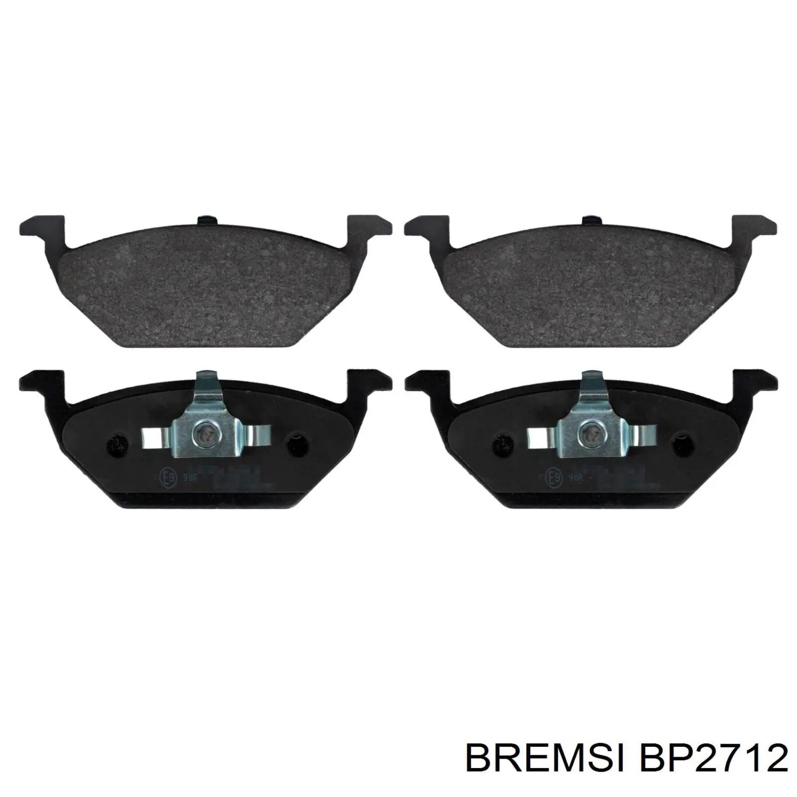 Sapatas do freio dianteiras de disco Bremsi BP2712 preço, a partir de 39,07 USD