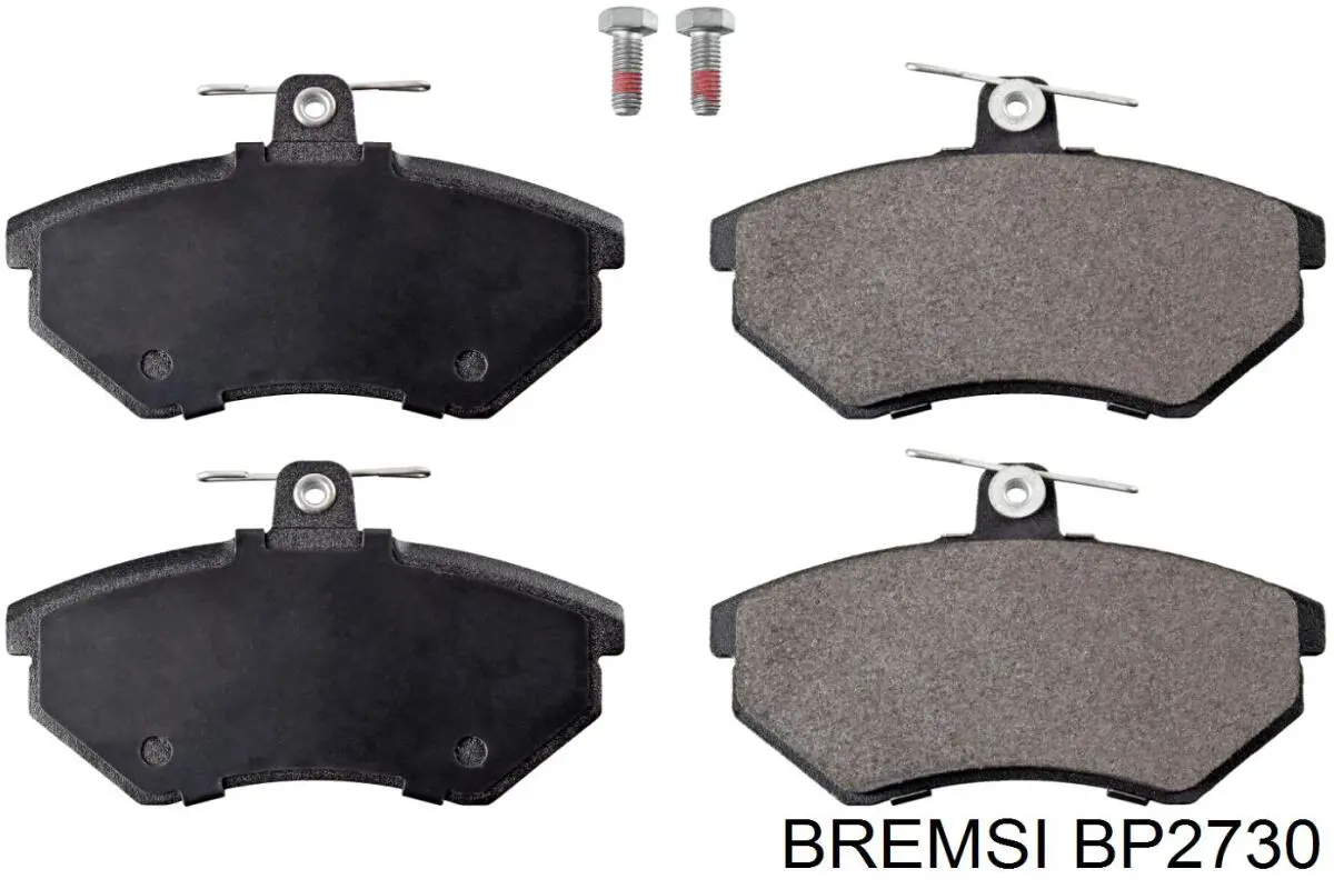 Sapatas do freio dianteiras de disco Bremsi BP2730 preço, a partir de 24,97 USD