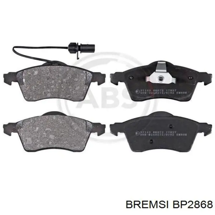 Compre BP2868 Bremsi Sapatas do freio dianteiras de disco