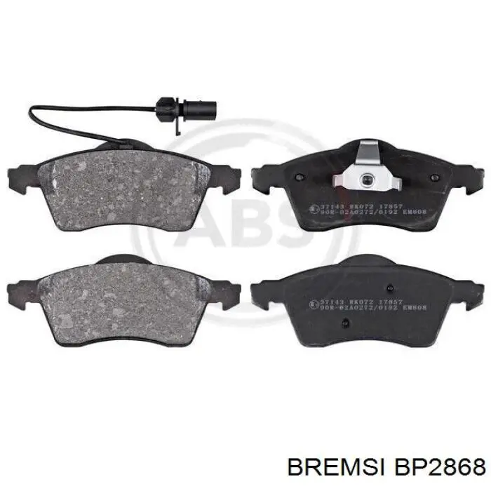 Sapatas do freio dianteiras de disco Bremsi BP2868 preço, a partir de 42,02 USD