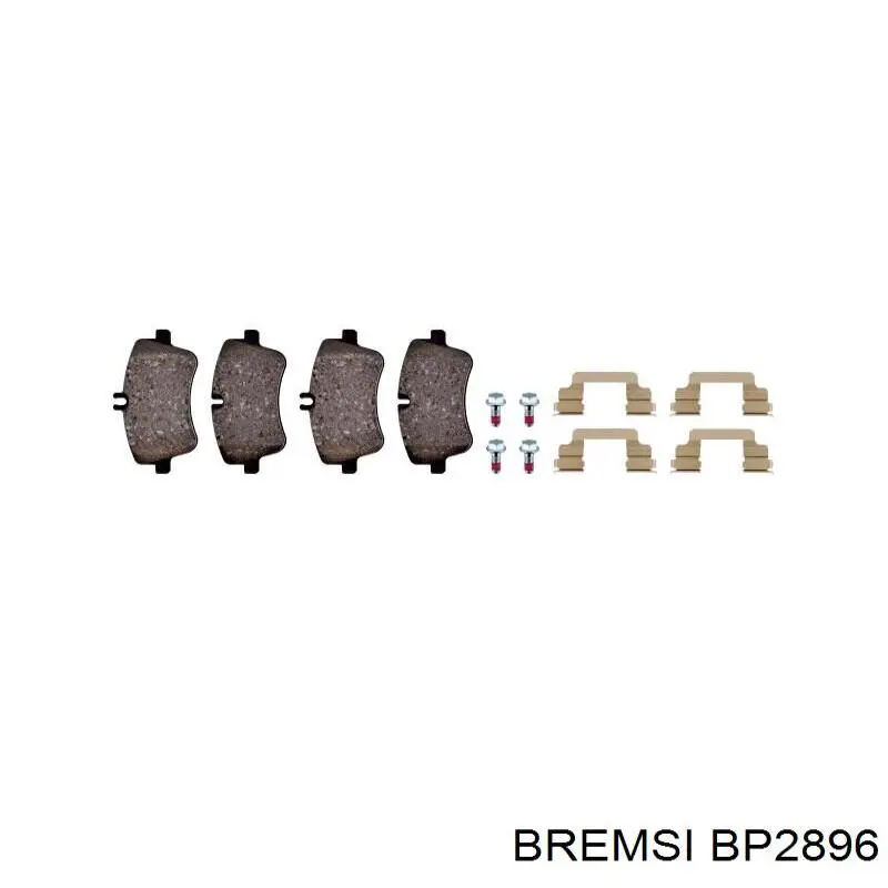 Sapatas do freio dianteiras de disco Bremsi BP2896 preço, a partir de 35,50 USD