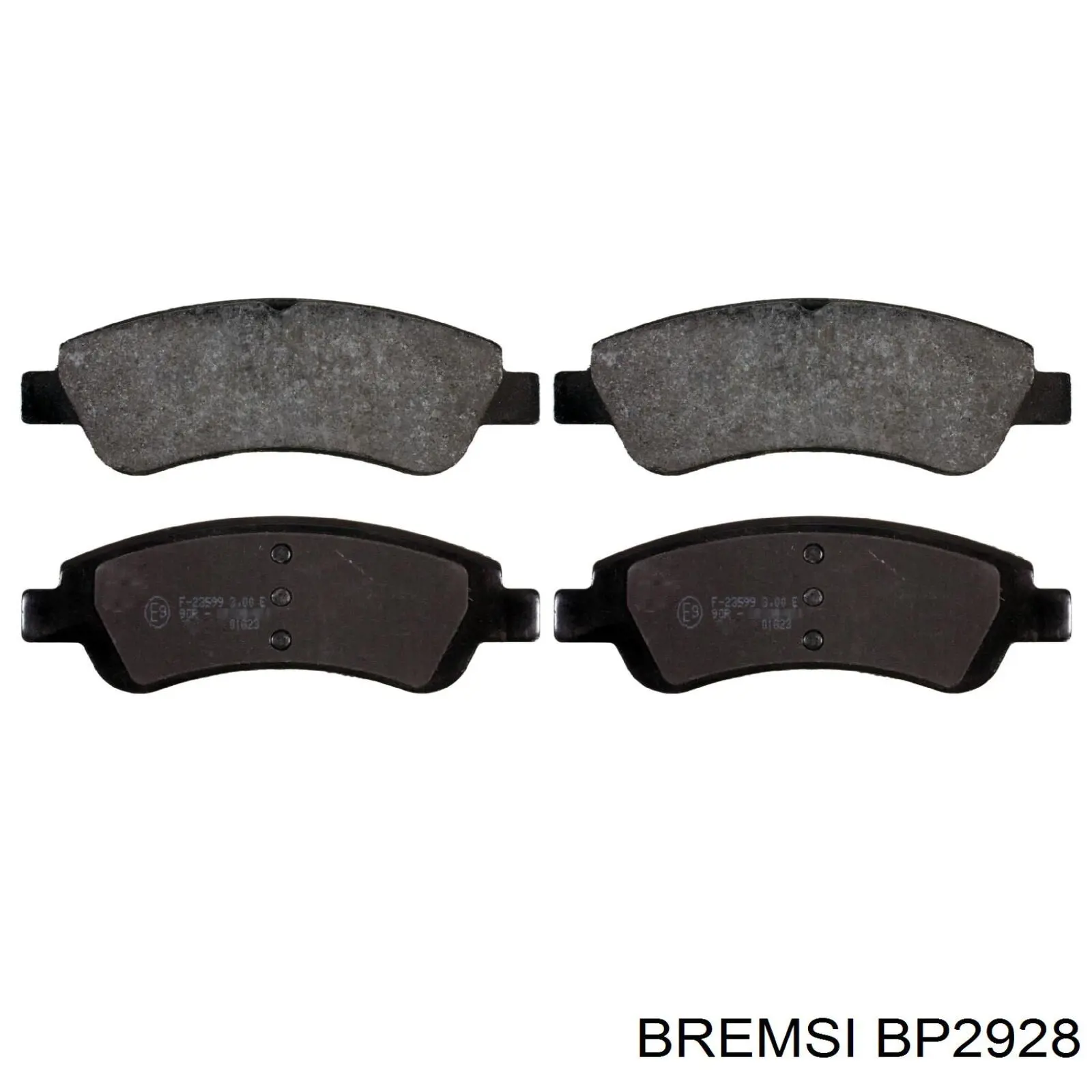 Sapatas do freio dianteiras de disco Bremsi BP2928 preço, a partir de 24,28 USD