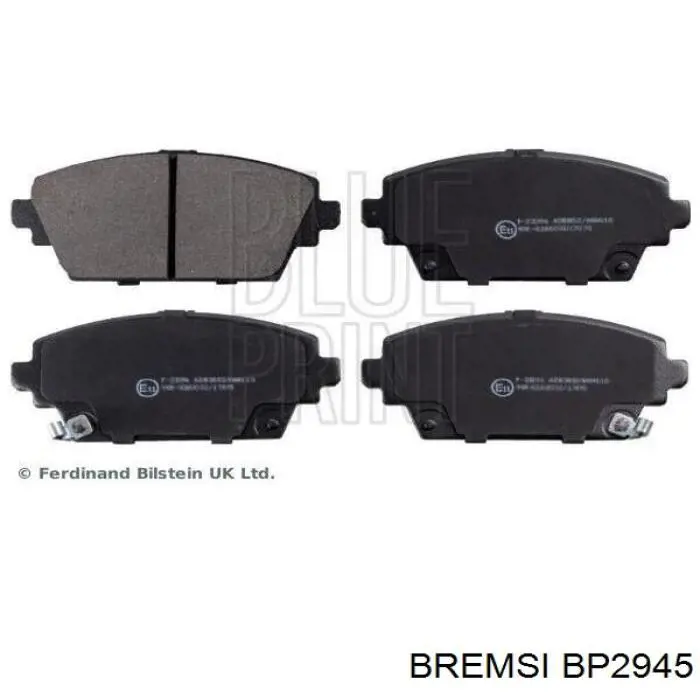 Sapatas do freio dianteiras de disco Bremsi BP2945 preço, a partir de 32,52 USD
