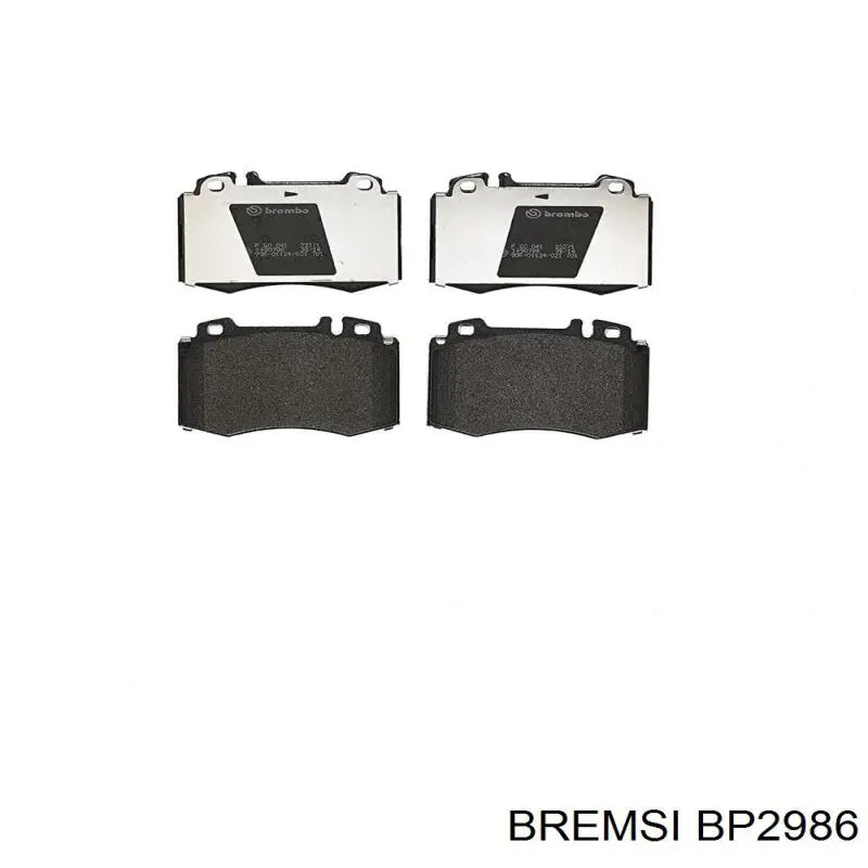 Sapatas do freio dianteiras de disco Bremsi BP2986 preço, a partir de 35,67 USD