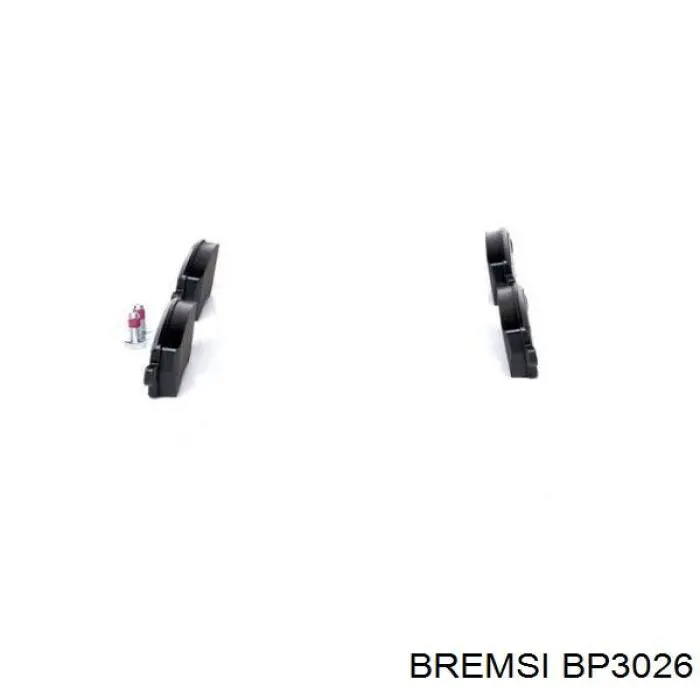 Sapatas do freio dianteiras de disco Bremsi BP3026 preço, a partir de 24,26 USD