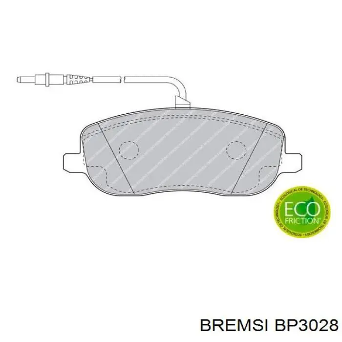 Sapatas do freio dianteiras de disco Bremsi BP3028 preço, a partir de 32,68 USD