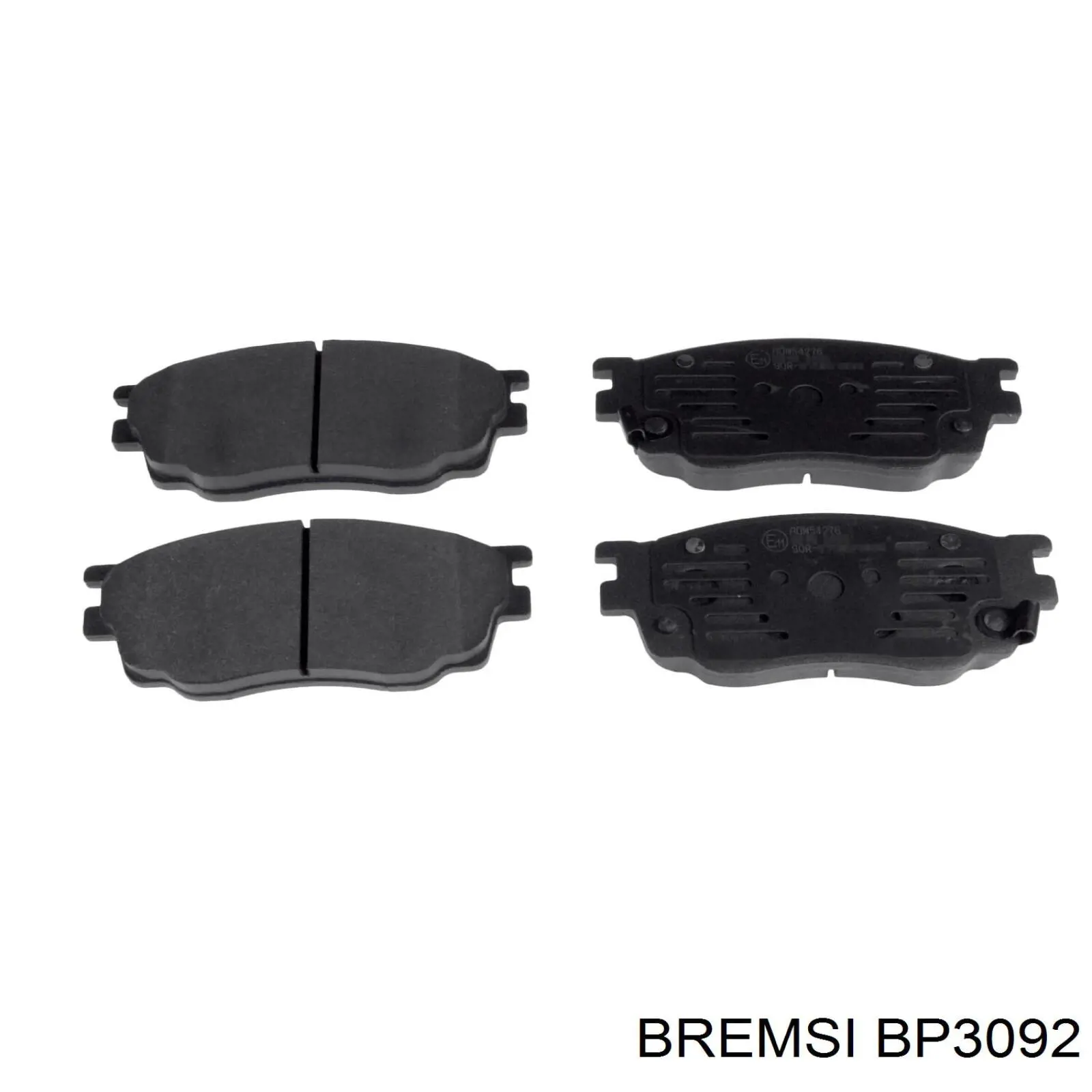Compre BP3092 Bremsi Sapatas do freio dianteiras de disco
