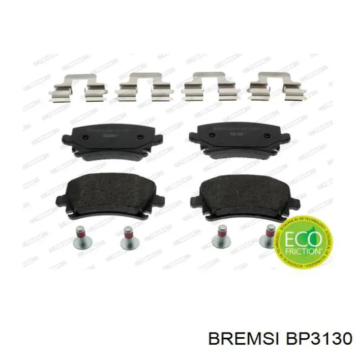 Sapatas do freio traseiras de disco Bremsi BP3130 preço, a partir de 21,80 USD