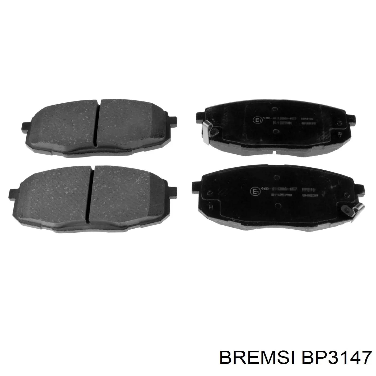 Sapatas do freio dianteiras de disco Bremsi BP3147 preço, a partir de 30,65 USD