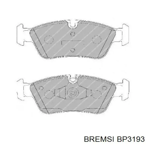 Compre BP3193 Bremsi Sapatas do freio dianteiras de disco