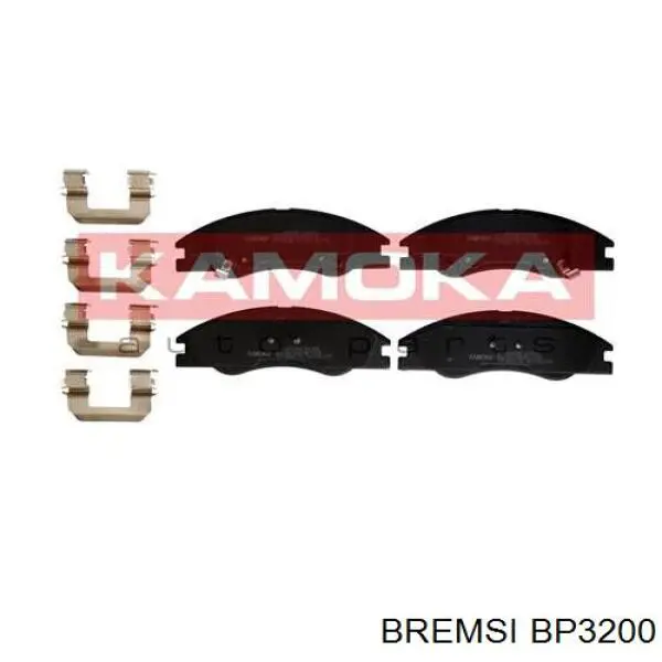 Sapatas do freio dianteiras de disco Bremsi BP3200 preço, a partir de 29,98 USD