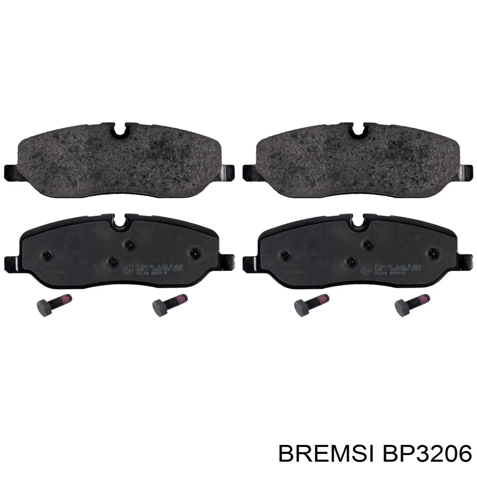 Sapatas do freio dianteiras de disco Bremsi BP3206 preço, a partir de 36,86 USD