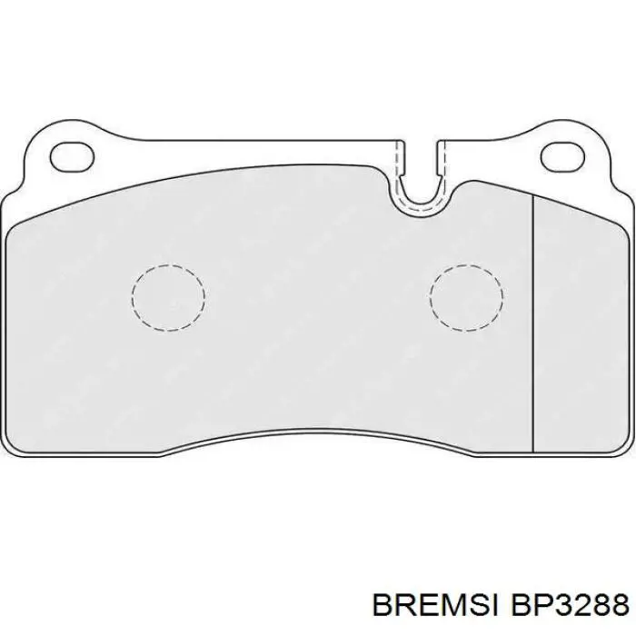 Sapatas do freio dianteiras de disco Bremsi BP3288 preço, a partir de 43,68 USD
