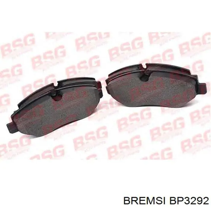 Compre BP3292 Bremsi Sapatas do freio dianteiras de disco