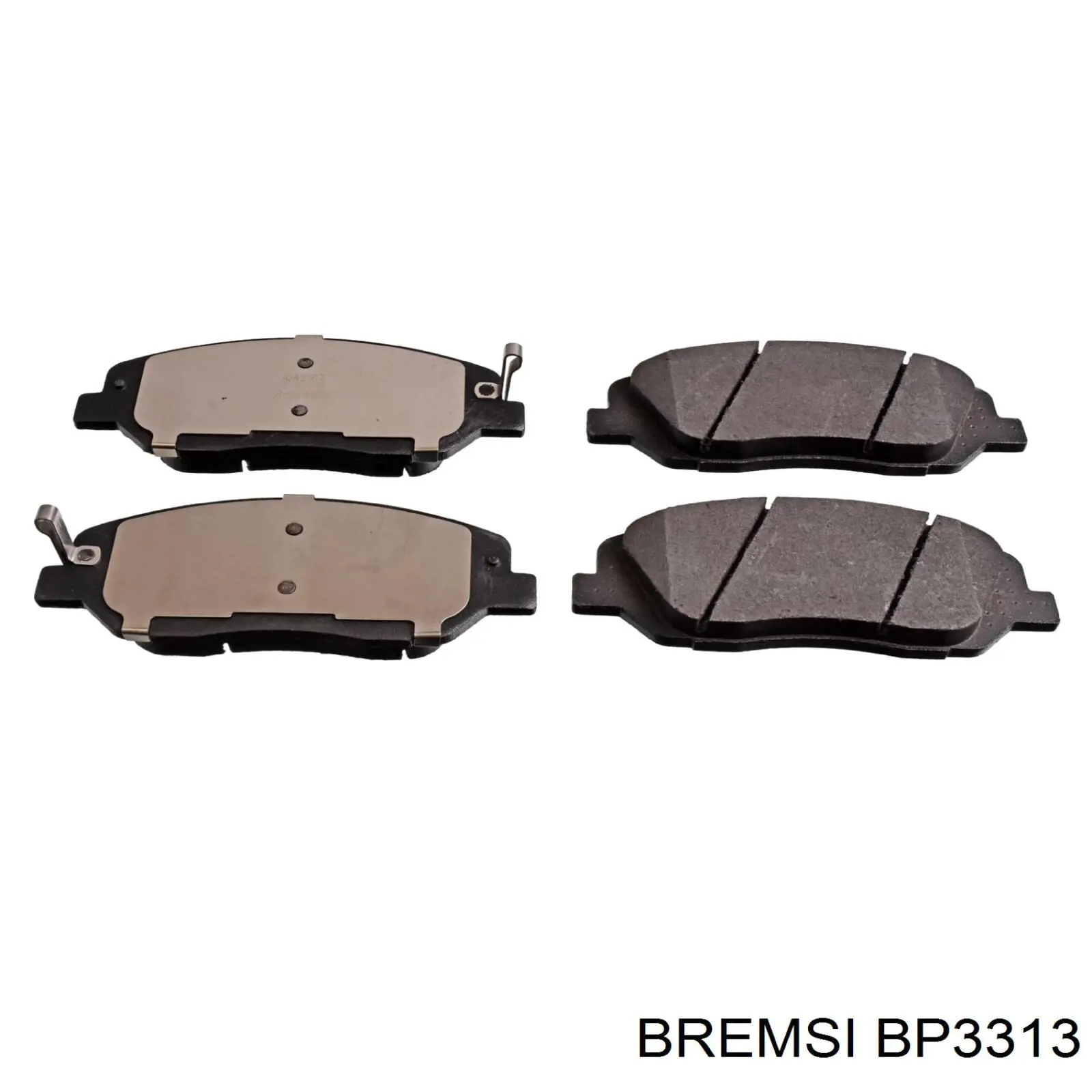 Sapatas do freio dianteiras de disco Bremsi BP3313 preço, a partir de 32,78 USD