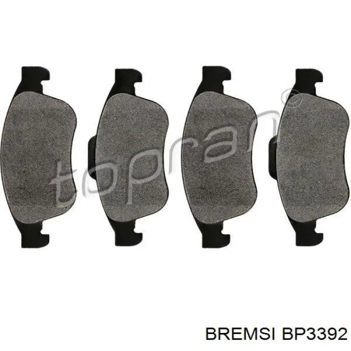 Sapatas do freio dianteiras de disco Bremsi BP3392 preço, a partir de 32,78 USD