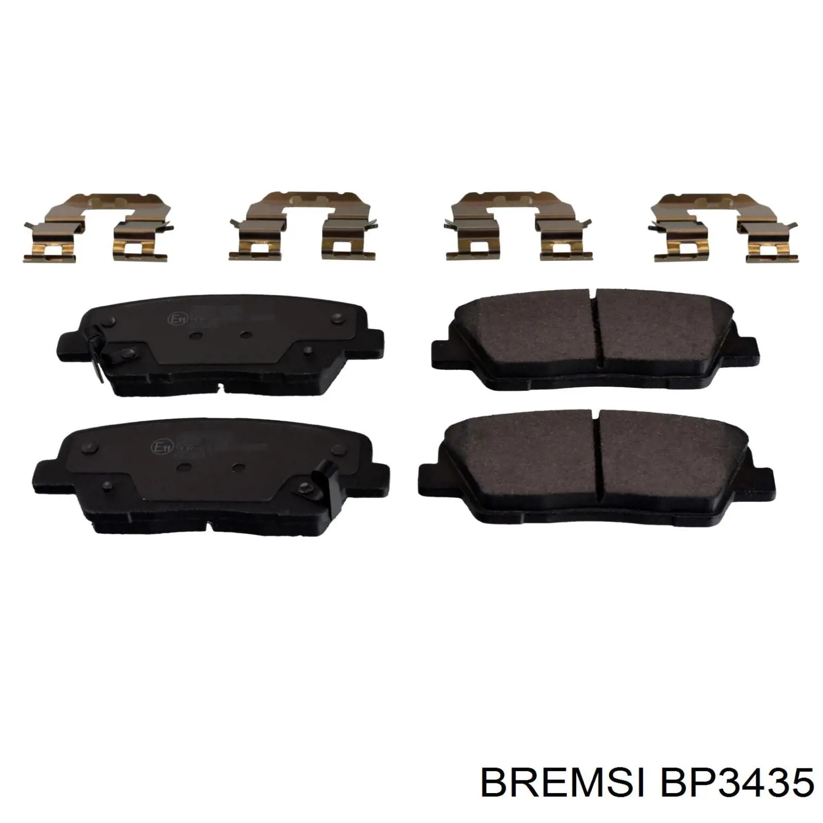 Sapatas do freio traseiras de disco Bremsi BP3435 preço, a partir de 23,59 USD
