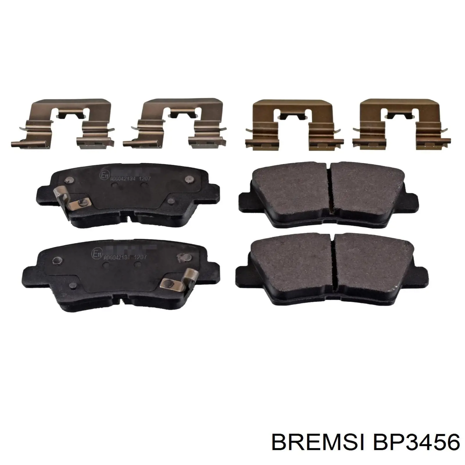 Sapatas do freio traseiras de disco Bremsi BP3456 preço, a partir de 24,33 USD