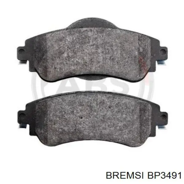 Sapatas do freio dianteiras de disco Bremsi BP3491 preço, a partir de 35,60 USD