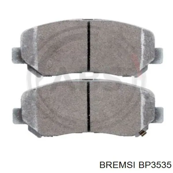 Compre BP3535 Bremsi Sapatas do freio dianteiras de disco