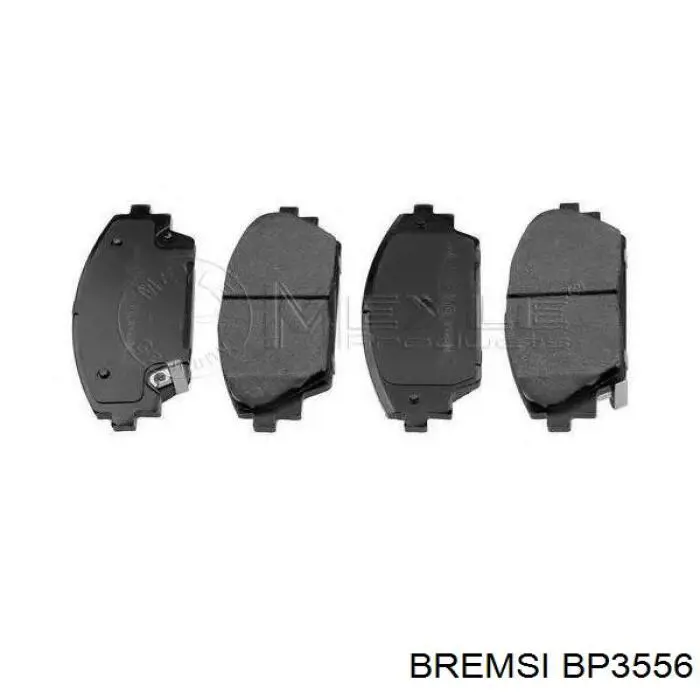 Sapatas do freio dianteiras de disco Bremsi BP3556 preço, a partir de 32,43 USD