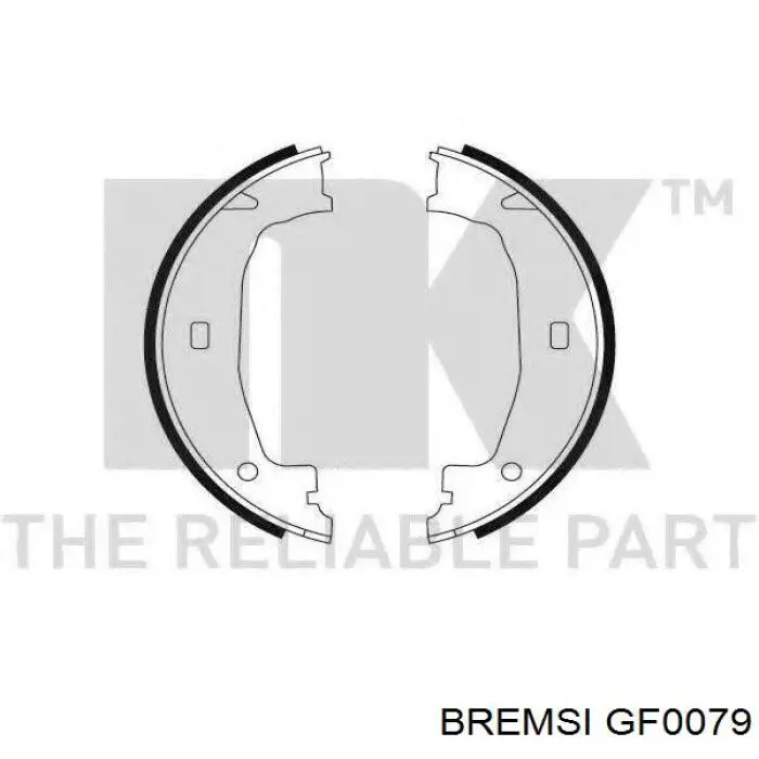 Sapatas do freio de estacionamento Bremsi GF0079 preço, a partir de 23,26 USD