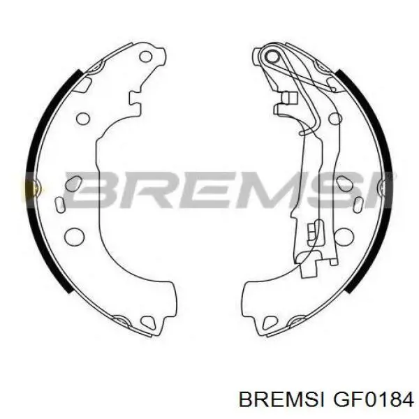 Sapatas do freio traseiras de tambor Bremsi GF0184 preço, a partir de 34,68 USD