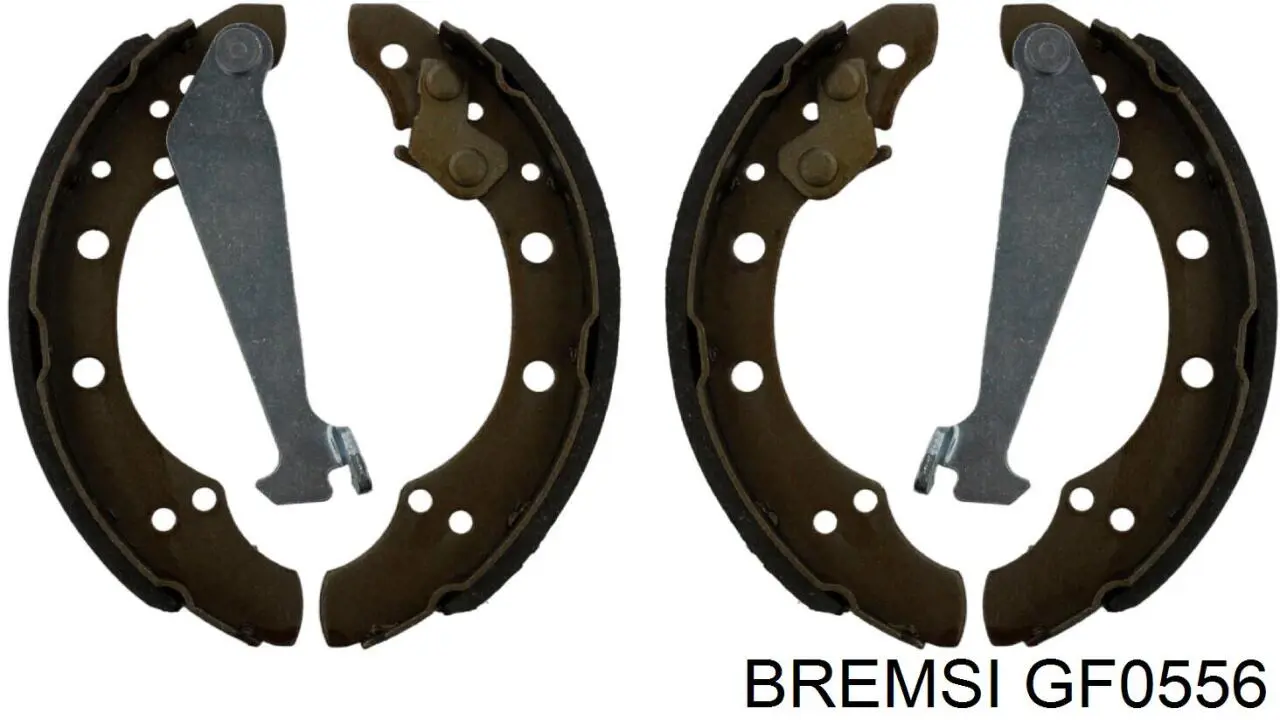 Sapatas do freio traseiras de tambor Bremsi GF0556 preço, a partir de 24,69 USD