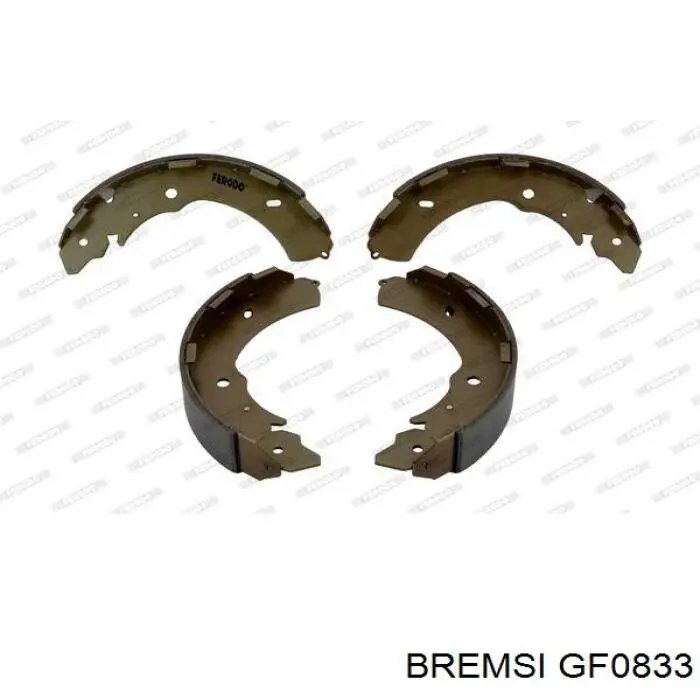 Compre GF0833 Bremsi Sapatas do freio traseiras de tambor