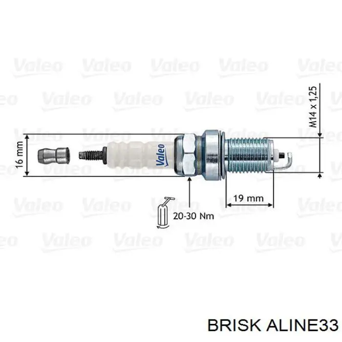 Compre ALINE33 Brisk Vela de ignição