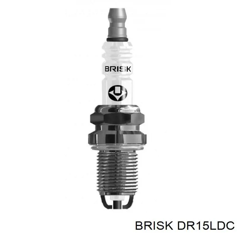 Vela de ignição DR15LDC Brisk