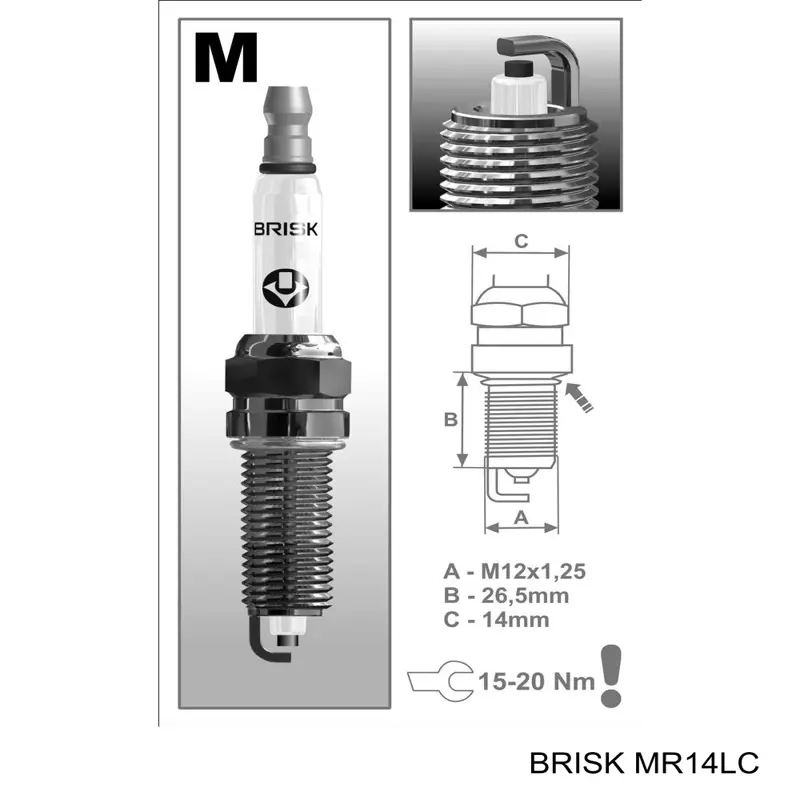 Compre MR14LC Brisk Vela de ignição