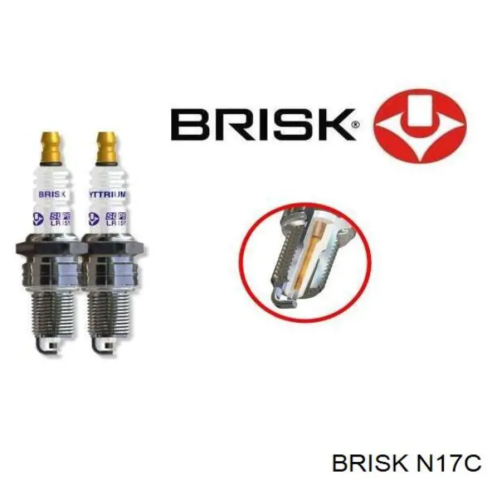 N17C Brisk Vela de ignição