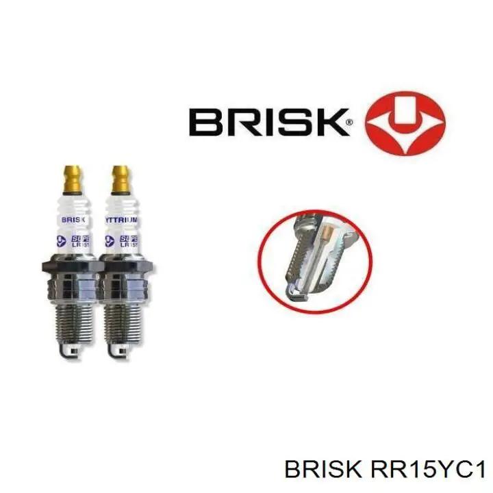 Compre RR15YC1 Brisk Vela de ignição