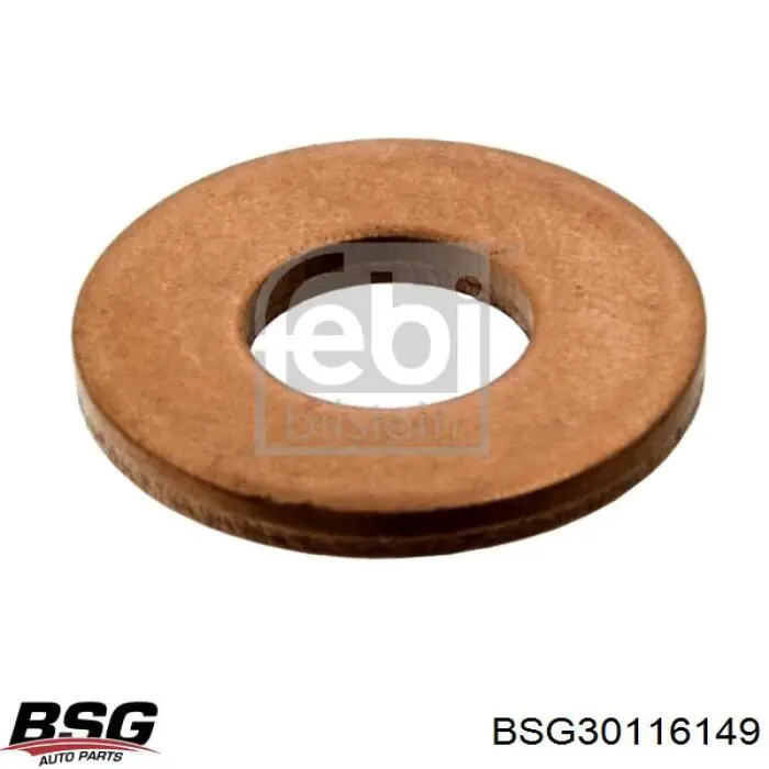 Compre BSG30116149 BSG Anel (arruela) do injetor de ajuste