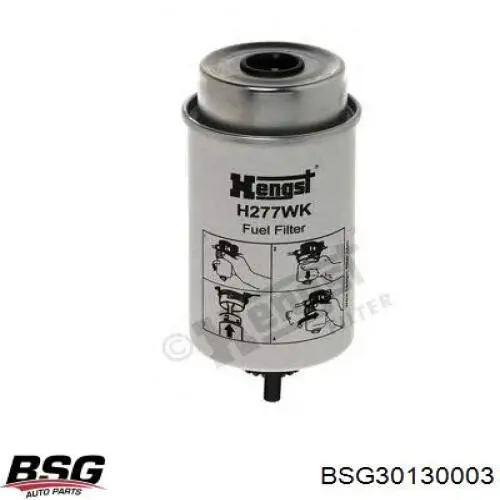Filtro de combustível BSG BSG30130003 preço, a partir de 11,66 USD