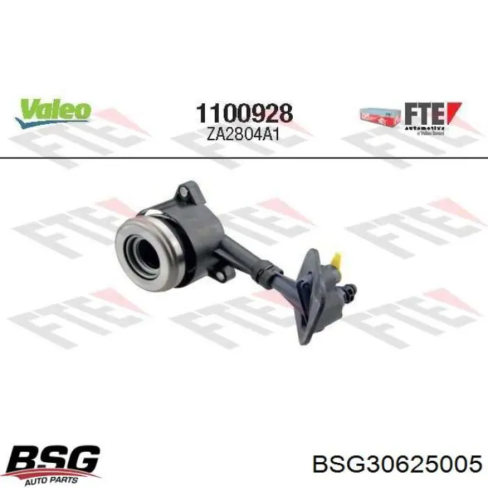 Cilindro de trabalho de embraiagem montado com rolamento de desengate BSG BSG30625005 preço, a partir de 43,98 USD
