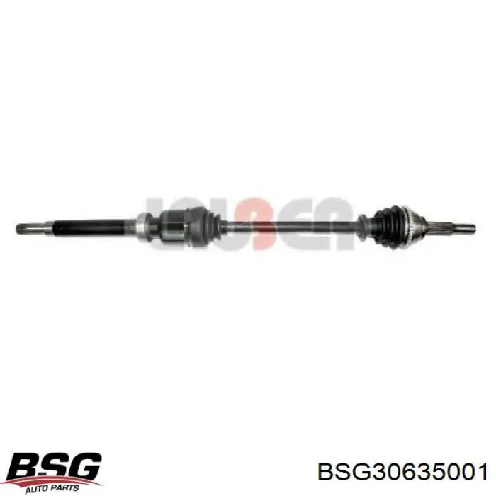 Compre BSG30635001 BSG Rolamento suspenso do semieixo dianteiro