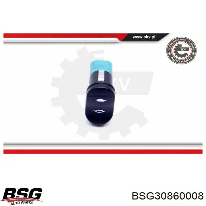 Botão dianteiro esquerdo de ativação de motor de acionamento de vidro BSG BSG30860008 preço, a partir de 14,20 USD