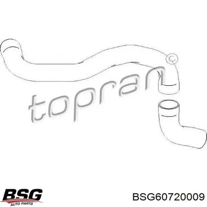 Compre BSG60720009 BSG Mangueira (cano derivado) de intercooler