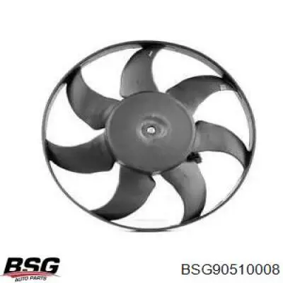 BSG90510008 BSG Ventilador elétrico de esfriamento montado (motor + roda de aletas)
