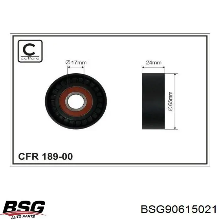 Rolo de reguladora de tensão da correia de transmissão BSG BSG90615021 preço, a partir de 16,88 USD