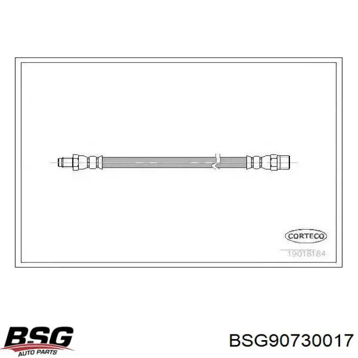Mangueira do freio traseira BSG BSG90730017 preço, a partir de 6,70 USD